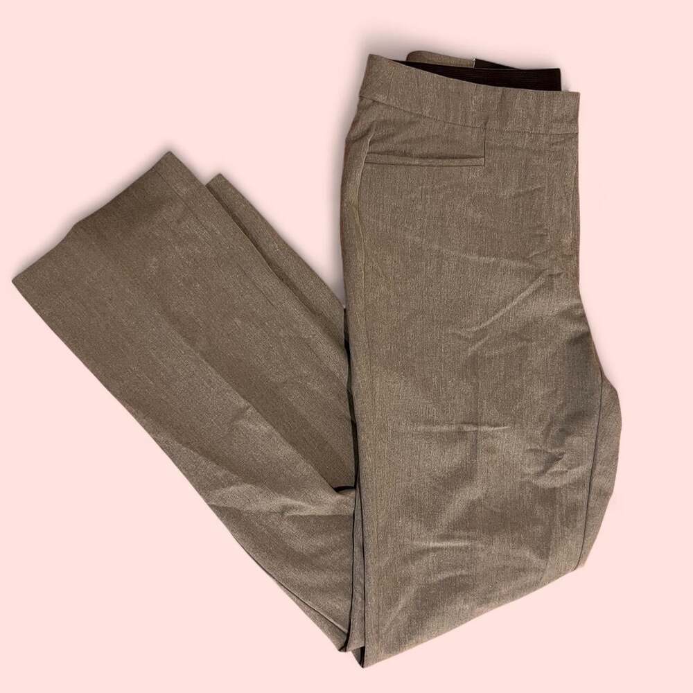 INC International Concepts Women's Brown and Tan Tailored-trousers